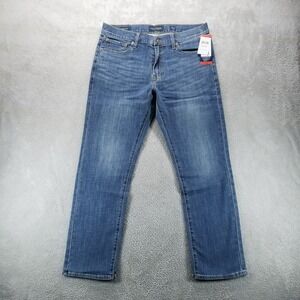 Lucky Brand Jeans Mens 34x30‎ Blue 410 Athletic Tapered Medium Wash Stretch